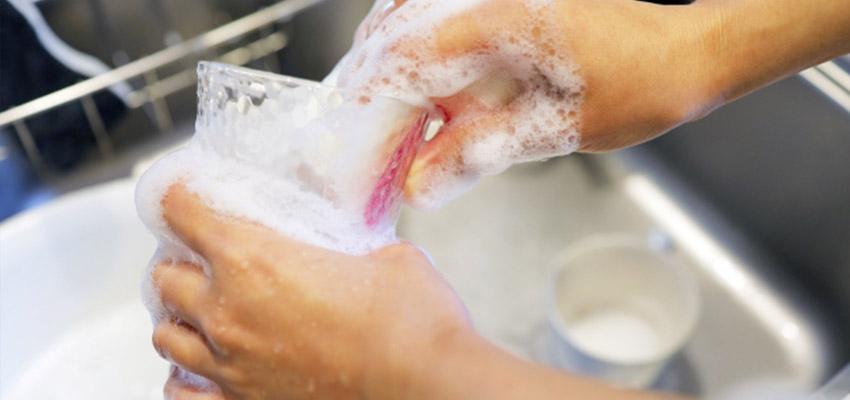 ガラスのお手入れ