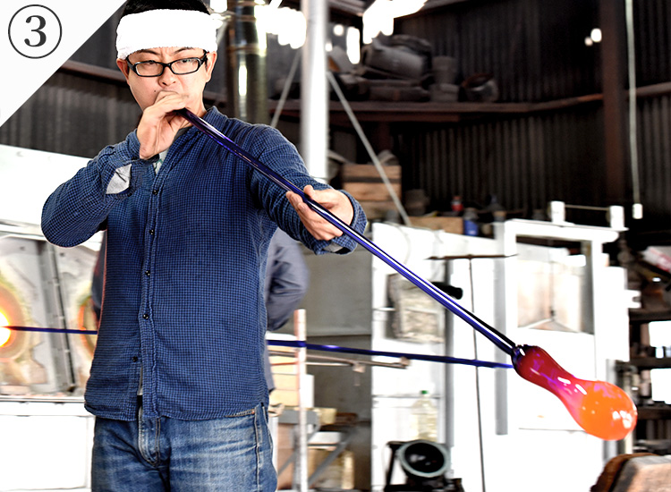 宙吹き（ジャッパン吹き）