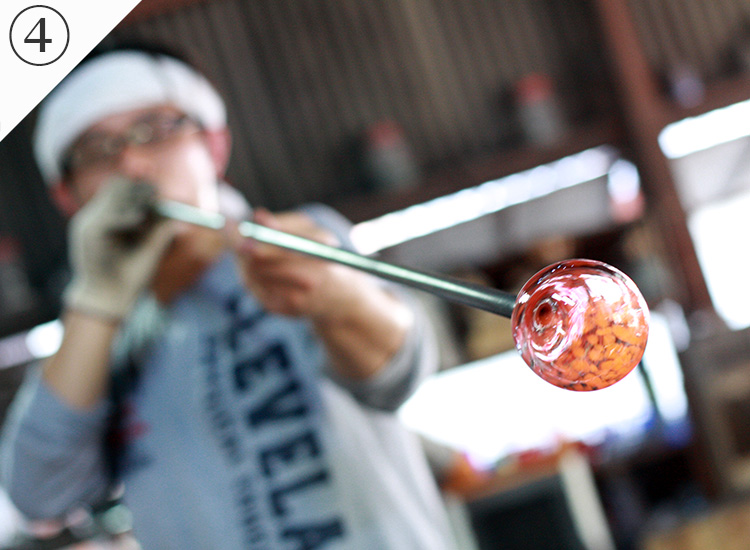 宙吹き（成形）