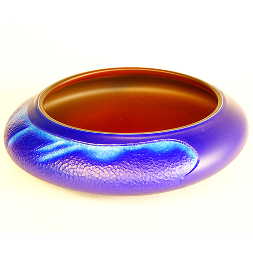 色被せ水盤「湖」