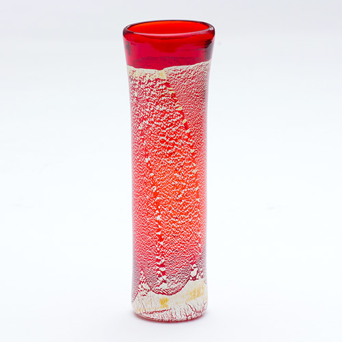 銀彩一輪差(赤)