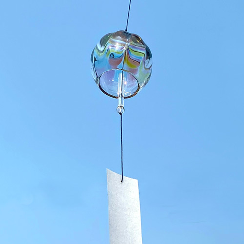 びーどろ風鈴（虹色）