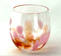 しずく型グラス　桜