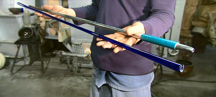 ジャッパン吹きの吹き竿