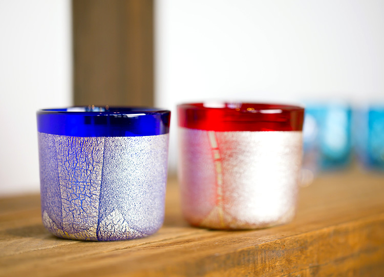 銀彩ロック（青）